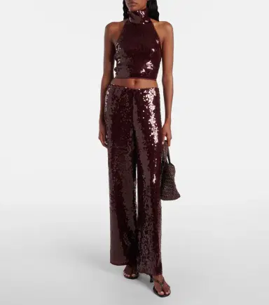 Oseree Oséree Sequined top | Thumbnail 2 Oseree Oséree Sequined top | Thumbnail 2