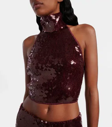 Oseree Oséree Sequined top | Thumbnail 3 Oseree Oséree Sequined top | Thumbnail 3