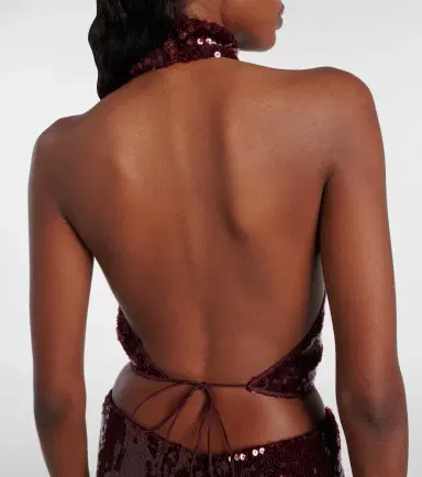 Oseree Oséree Sequined top | Thumbnail 4 Oseree Oséree Sequined top | Thumbnail 4