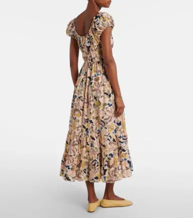 Ulla Johnson Paloma printed cotton poplin midi dress | Thumbnail 5 Ulla Johnson Paloma printed cotton poplin midi dress | Thumbnail 5