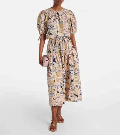 Ulla Johnson Coralie floral cotton blouse | Thumbnail 4 Ulla Johnson Coralie floral cotton blouse | Thumbnail 4