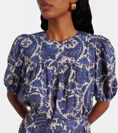 Ulla Johnson Rosalie printed cotton-blend minidress | Thumbnail 4 Ulla Johnson Rosalie printed cotton-blend minidress | Thumbnail 4