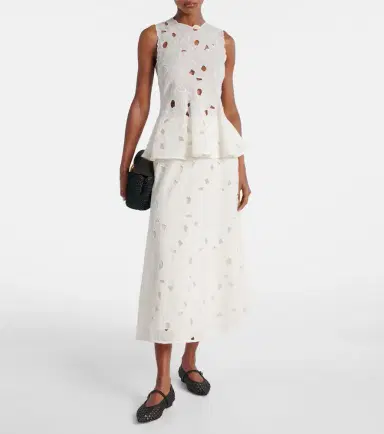 Ulla Johnson Caro cotton organdy maxi skirt | Thumbnail 3 Ulla Johnson Caro cotton organdy maxi skirt | Thumbnail 3