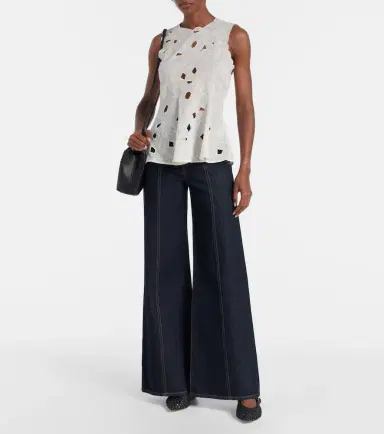 Ulla Johnson Bianca high-rise wide-leg jeans | Thumbnail 2 Ulla Johnson Bianca high-rise wide-leg jeans | Thumbnail 2
