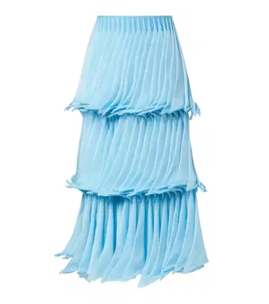 Alaïa Alaïa Pleated tiered maxi skirt | Thumbnail 1 Alaïa Alaïa Pleated tiered maxi skirt | Thumbnail 1
