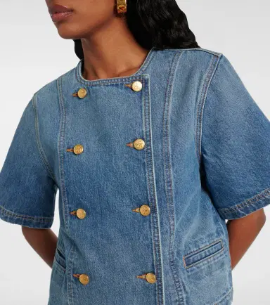 Ulla Johnson Serge denim top | Thumbnail 3 Ulla Johnson Serge denim top | Thumbnail 3