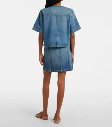 Ulla Johnson Serge denim top | Thumbnail 4 Ulla Johnson Serge denim top | Thumbnail 4