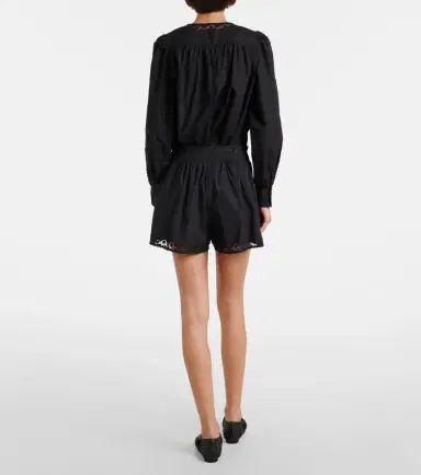 Ulla Johnson Elowen embroidered cotton poplin shorts | Thumbnail 4 Ulla Johnson Elowen embroidered cotton poplin shorts | Thumbnail 4