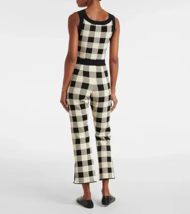 Posse Pippa checked flared pants | Thumbnail 3 Posse Pippa checked flared pants | Thumbnail 3
