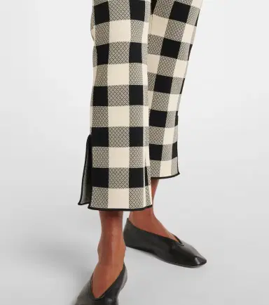 Posse Pippa checked flared pants | Thumbnail 4 Posse Pippa checked flared pants | Thumbnail 4