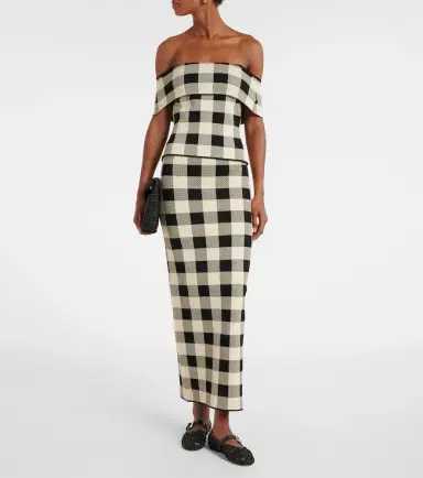 Posse Pippa checked maxi skirt | Thumbnail 4 Posse Pippa checked maxi skirt | Thumbnail 4