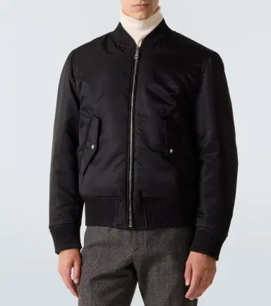 Gucci Herringbone wool bomber jacket | Thumbnail 4 Gucci Herringbone wool bomber jacket | Thumbnail 4
