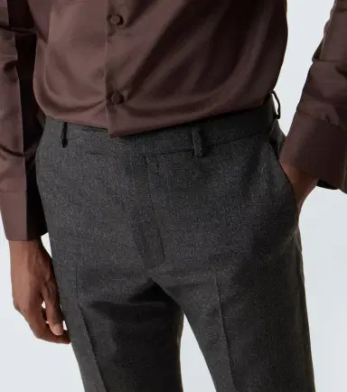 Gucci Wool slim pants | Thumbnail 5 Gucci Wool slim pants | Thumbnail 5