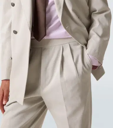 dunhill Cotton and cashmere straight pants | Thumbnail 2 dunhill Cotton and cashmere straight pants | Thumbnail 2