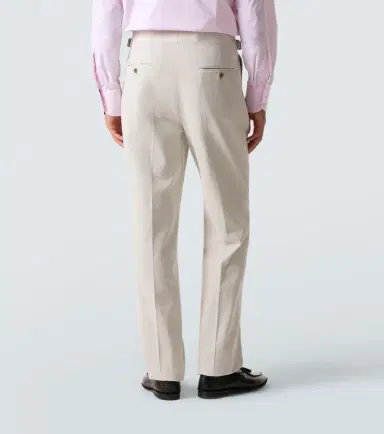 dunhill Cotton and cashmere straight pants | Thumbnail 3 dunhill Cotton and cashmere straight pants | Thumbnail 3