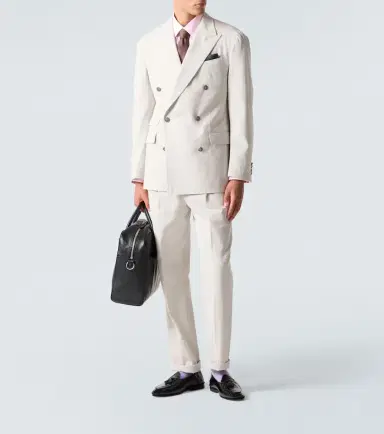 dunhill Cotton and cashmere straight pants | Thumbnail 5 dunhill Cotton and cashmere straight pants | Thumbnail 5