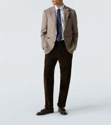 dunhill Cotton and cashmere corduroy straight pants | Thumbnail 2 dunhill Cotton and cashmere corduroy straight pants | Thumbnail 2
