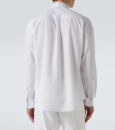 dunhill Striped cotton Oxford shirt | Thumbnail 5 dunhill Striped cotton Oxford shirt | Thumbnail 5