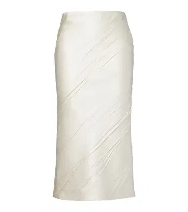 Sportmax Ruta pleated satin pencil skirt | Thumbnail 1 Sportmax Ruta pleated satin pencil skirt | Thumbnail 1