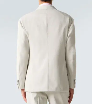 dunhill Double-breasted cotton and cashmere blazer | Thumbnail 8 dunhill Double-breasted cotton and cashmere blazer | Thumbnail 8
