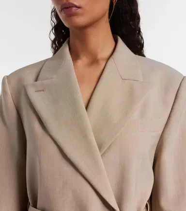 Sportmax Tubinga belted virgin wool blazer | Thumbnail 5 Sportmax Tubinga belted virgin wool blazer | Thumbnail 5
