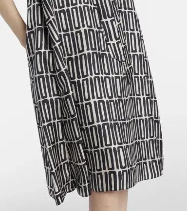 'S Max Mara Jackie silk twill midi dress | Thumbnail 4 'S Max Mara Jackie silk twill midi dress | Thumbnail 4