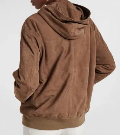 'S Max Mara 'S Max Mara Suede zip-up hoodie | Thumbnail 6 'S Max Mara 'S Max Mara Suede zip-up hoodie | Thumbnail 6