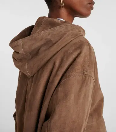 'S Max Mara 'S Max Mara Suede zip-up hoodie | Thumbnail 7 'S Max Mara 'S Max Mara Suede zip-up hoodie | Thumbnail 7