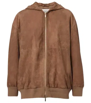 'S Max Mara 'S Max Mara Suede zip-up hoodie | Thumbnail 1 'S Max Mara 'S Max Mara Suede zip-up hoodie | Thumbnail 1