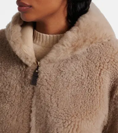 'S Max Mara Sole hooded shearling jacket | Thumbnail 6 'S Max Mara Sole hooded shearling jacket | Thumbnail 6