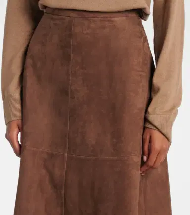 'S Max Mara Suede midi skirt | Thumbnail 4 'S Max Mara Suede midi skirt | Thumbnail 4