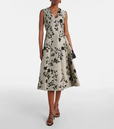 'S Max Mara Clea floral midi dress | Thumbnail 3 'S Max Mara Clea floral midi dress | Thumbnail 3
