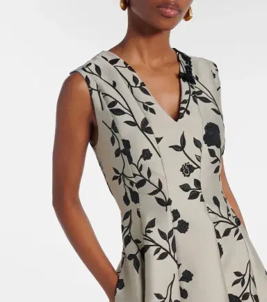 'S Max Mara Clea floral midi dress | Thumbnail 4 'S Max Mara Clea floral midi dress | Thumbnail 4