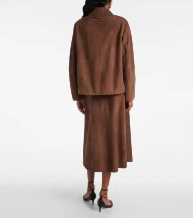 'S Max Mara Suede overshirt | Thumbnail 3 'S Max Mara Suede overshirt | Thumbnail 3