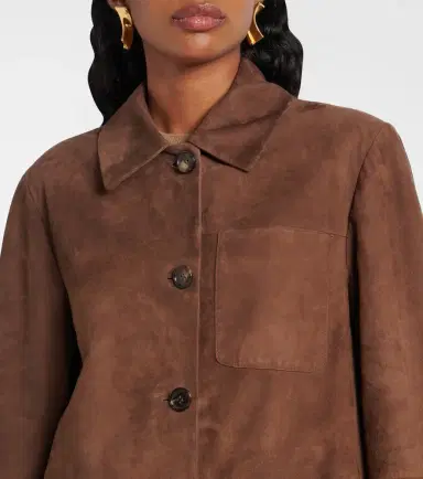'S Max Mara Suede overshirt | Thumbnail 4 'S Max Mara Suede overshirt | Thumbnail 4