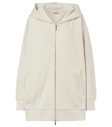 'S Max Mara Verbano cotton jersey zip-up hoodie | Thumbnail 1 'S Max Mara Verbano cotton jersey zip-up hoodie | Thumbnail 1