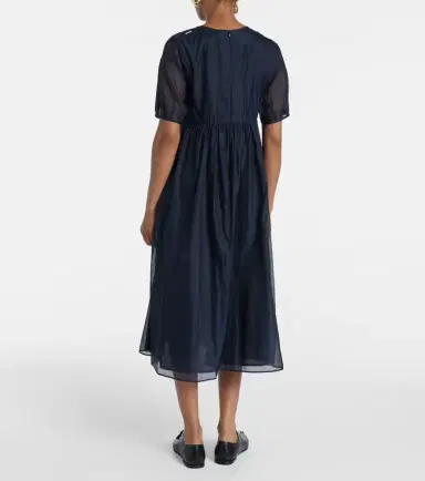 'S Max Mara Fatoso silk-blend organza midi dress | Thumbnail 4 'S Max Mara Fatoso silk-blend organza midi dress | Thumbnail 4