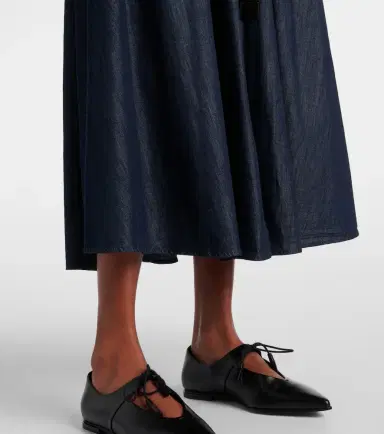 'S Max Mara 'S Max Mara Amanda chambray maxi skirt | Thumbnail 5 'S Max Mara 'S Max Mara Amanda chambray maxi skirt | Thumbnail 5