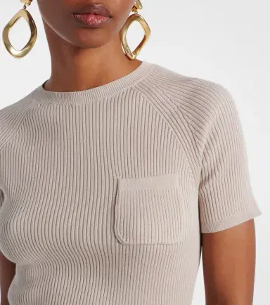 'S Max Mara 'S Max Mara Berlino ribbed-knit cotton top | Thumbnail 3 'S Max Mara 'S Max Mara Berlino ribbed-knit cotton top | Thumbnail 3