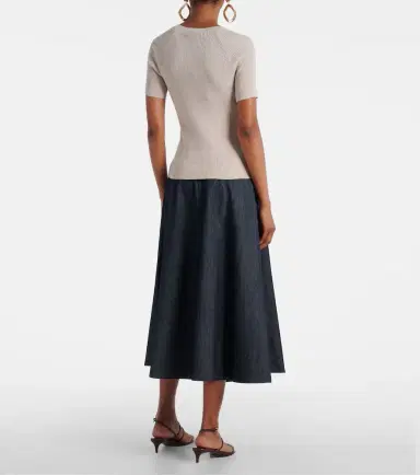 'S Max Mara 'S Max Mara Berlino ribbed-knit cotton top | Thumbnail 4 'S Max Mara 'S Max Mara Berlino ribbed-knit cotton top | Thumbnail 4