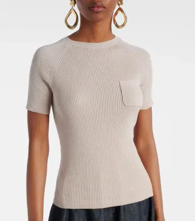 'S Max Mara 'S Max Mara Berlino ribbed-knit cotton top | Thumbnail 5 'S Max Mara 'S Max Mara Berlino ribbed-knit cotton top | Thumbnail 5