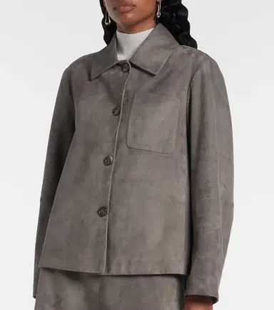 'S Max Mara Suede overshirt | Thumbnail 3 'S Max Mara Suede overshirt | Thumbnail 3
