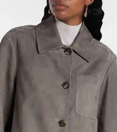 'S Max Mara Suede overshirt | Thumbnail 6 'S Max Mara Suede overshirt | Thumbnail 6