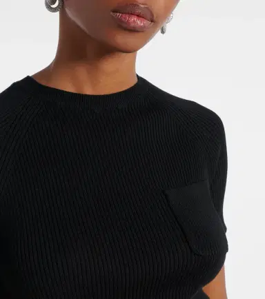 'S Max Mara 'S Max Mara Berlino ribbed-knit cotton top | Thumbnail 3 'S Max Mara 'S Max Mara Berlino ribbed-knit cotton top | Thumbnail 3