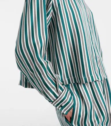 Max Mara Brama striped silk shirt | Thumbnail 3 Max Mara Brama striped silk shirt | Thumbnail 3