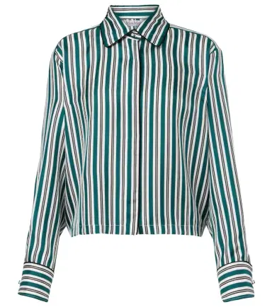 Max Mara Brama striped silk shirt | Thumbnail 1 Max Mara Brama striped silk shirt | Thumbnail 1