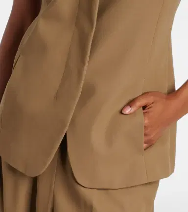 Max Mara Cotton twill vest | Thumbnail 3 Max Mara Cotton twill vest | Thumbnail 3