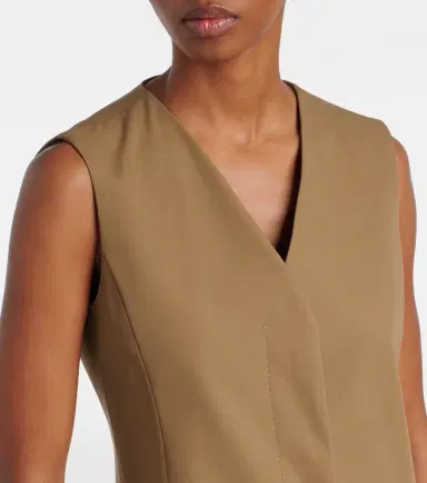 Max Mara Cotton twill vest | Thumbnail 5 Max Mara Cotton twill vest | Thumbnail 5