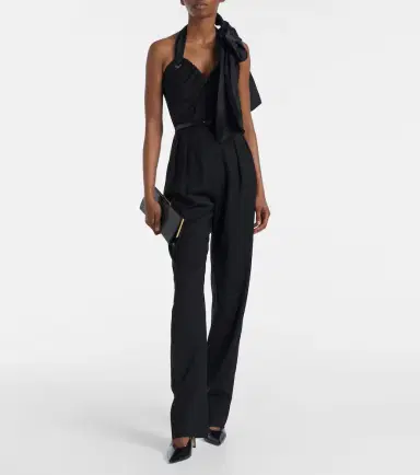 Max Mara Asymmetric virgin wool jumpsuit | Thumbnail 5 Max Mara Asymmetric virgin wool jumpsuit | Thumbnail 5