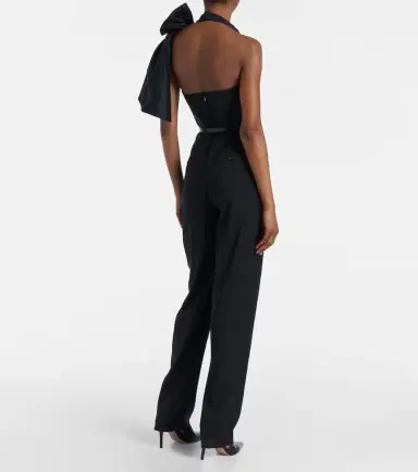 Max Mara Asymmetric virgin wool jumpsuit | Thumbnail 7 Max Mara Asymmetric virgin wool jumpsuit | Thumbnail 7